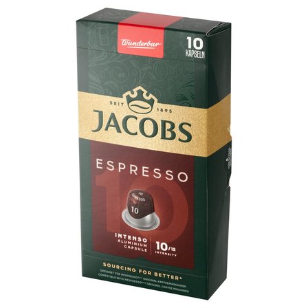 Jacobs Espresso Intenso Kawa mielona w kapsułkach 52 g (10 sztuk) (2)