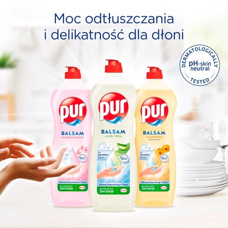 Pur Aloe Vera Płyn do mycia naczyń balsam 1,2 l (2)