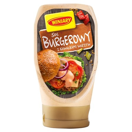 Winiary Sos burgerowy z kawałkami warzyw 300 ml (2)