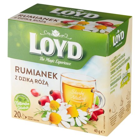 Loyd Herbatka ziołowo-owocowa rumianek z dziką różą 40 g (20 x 2 g) (2)