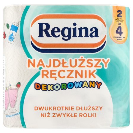 Regina Najdłuższy Ręcznik uniwersalny dekorowany 2 rolki (1)