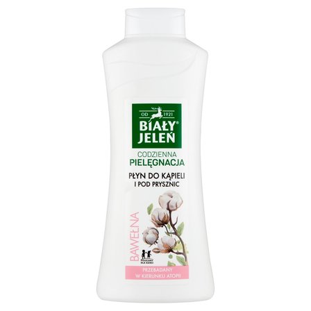 Biały Jeleń Płyn do kąpieli i pod prysznic bawełna 750 ml (1)