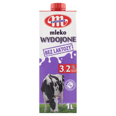 Mlekovita Wydojone Mleko bez laktozy 3,2 % 1 l (3)