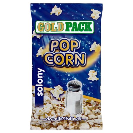 Gold Pack Popcorn do mikrofalówki solony 100 g (1)