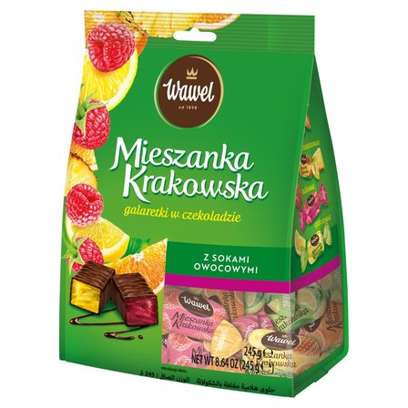 Wawel Mieszanka Krakowska Galaretki w czekoladzie 245 g (1)