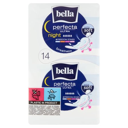 Bella Perfecta Ultra Night Extra Soft Podpaski higieniczne 14 sztuk (1)