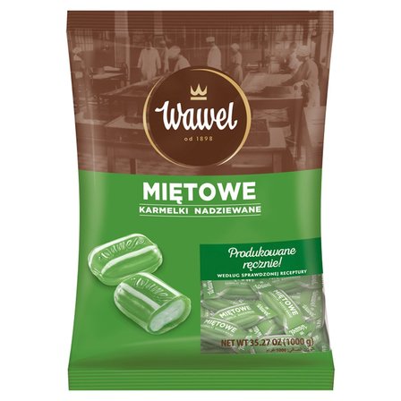 Wawel Miętowe karmelki nadziewane 1000 g (1)