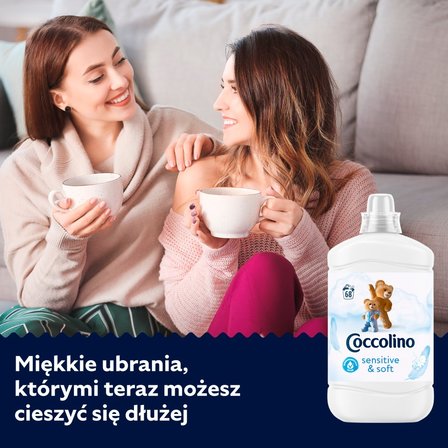 Coccolino Sensitive & Soft Płyn do płukania tkanin koncentrat 1700 ml (68 prań) (3)