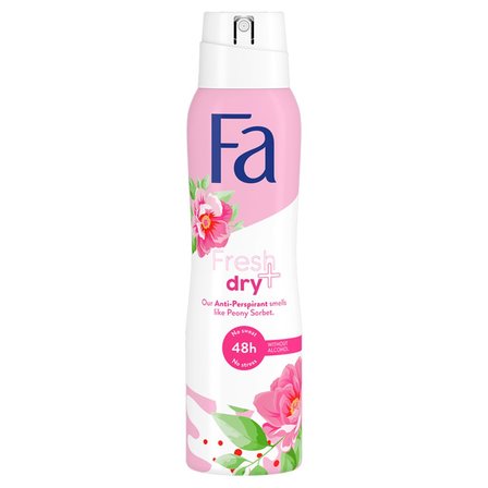 Fa Fresh&Dry Peony Sorbet 48h Antyperspirant w sprayu o zapachu sorbetu z piwonii 150 ml (1)