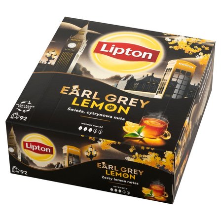 Lipton Earl Grey Lemon Herbata czarna aromatyzowana 184 g (92 torebki) (2)