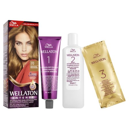 Wella Wellaton Krem intensywnie koloryzujący średni blond 7/0 (2)