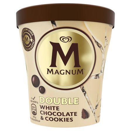 Magnum Double White Chocolate & Cookies Lody 440 ml (1)