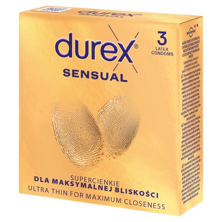 Durex Prezerwatywy Sensual, 3 szt. (3)