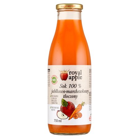 Royal apple Sok jabłkowo-marchewkowy 750 ml (1)