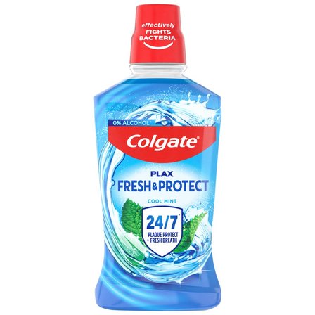 Płyn do płukania jamy ustnej Colgate Plax Cool Mint o miętowym smaku (1)