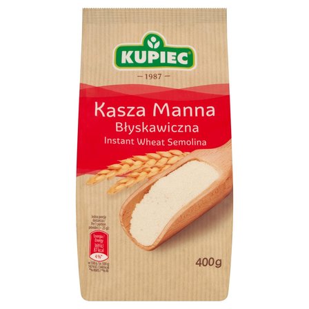 Kupiec Kasza manna błyskawiczna 400 g (1)