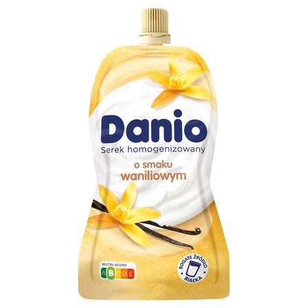 Danio Serek homogenizowany o smaku waniliowym 120 g (1)