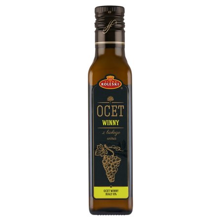 Firma Roleski Ocet winny biały 6 % 250 ml (1)