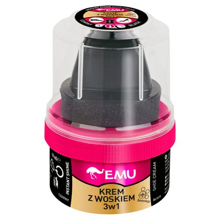 Emu Krem z woskiem 3w1 czarny 50 ml (1)