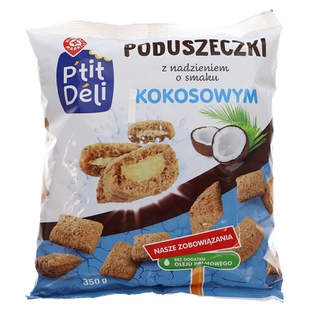 WM Poduszeczki z nadzieniem o smaku kokosowym 350 g (1)