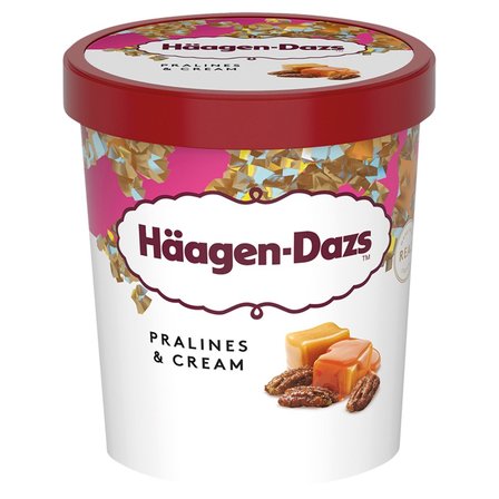 Häagen-Dazs Lody waniliowe z sosem karmelowym i orzechami pekan 460 ml (1)