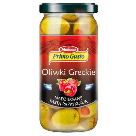 Primo Gusto Melissa Oliwki greckie nadziewane pastą paprykową 240 g (1)