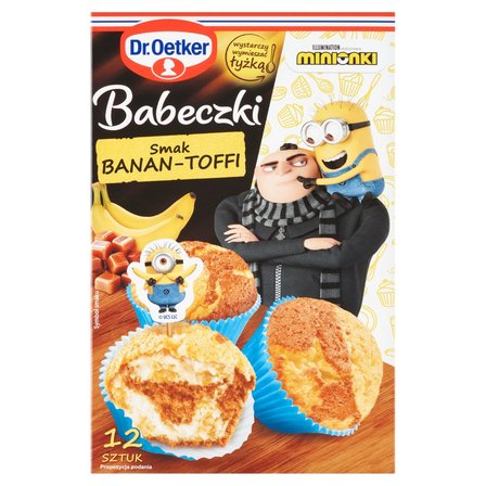 Dr.Oetker Minionki Babeczki smak banan- toffi 302g (1)