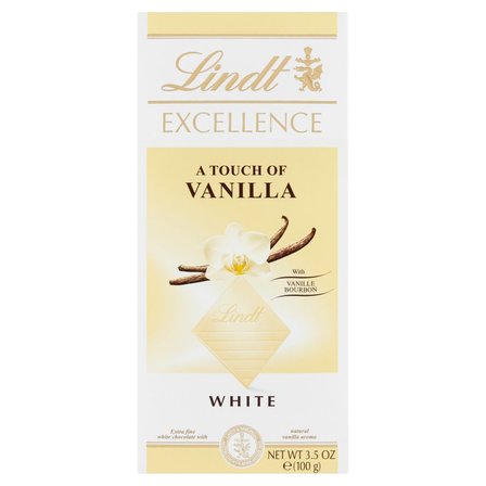 Lindt Excellence Wyśmienita czekolada biała z naturalnym aromatem wanilii 100 g (1)