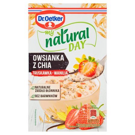 Dr. Oetker My Natural Day Owsianka z chia truskawka-wanilia 51 g (1)