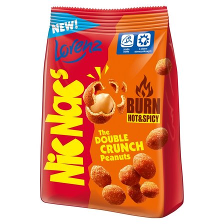 NicNacʹs Burn Hot & Spicy Orzeszki ziemne w chrupiącej panierce 110 g (1)