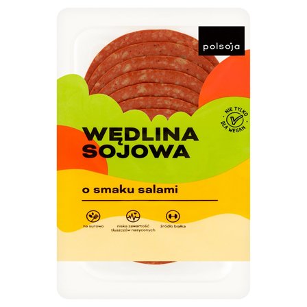 Polsoja Wędlina sojowa o smaku salami 100 g (1)