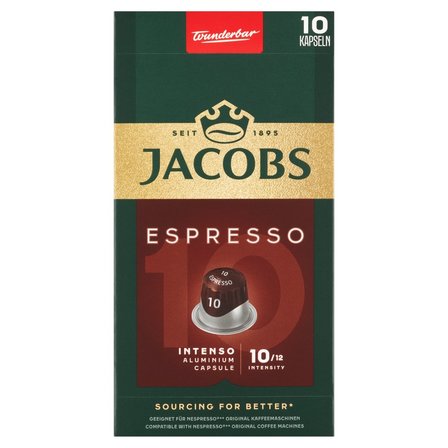 Jacobs Espresso Intenso Kawa mielona w kapsułkach 52 g (10 sztuk) (1)