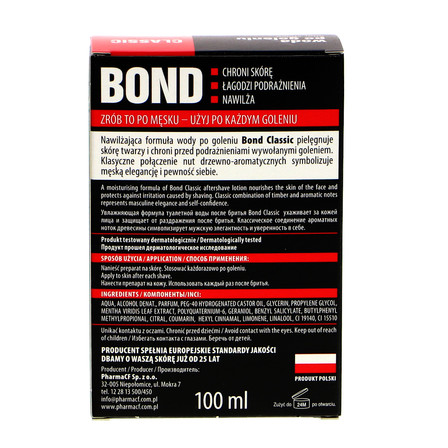 BOND CLASSIC WODA PO GOLENIU 100ML (6)