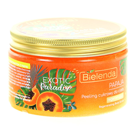 Bielenda Exotic Paradise Peeling cukrowy do ciała papaja 350 g (11)