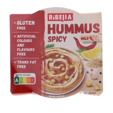 Ribella hummus pikantny pasta z ciecierzycy 80g (1)