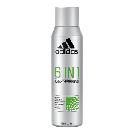 Adidas 6 in 1 Antyperspirant w sprayu 150 ml (1)