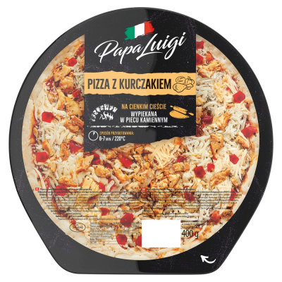 Papa Luigi Pizza z kurczakiem 400 g (1)