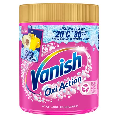 Vanish Oxi Action Odplamiacz do tkanin w proszku 470 g (1)