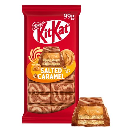 KitKat Salted Caramel Paluszki waflowe w mlecznej czekoladzie 99 g (3 sztuki) (2)