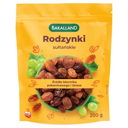 Bakalland Rodzynki sułtańskie 200 g (1)