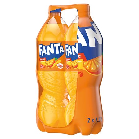 Fanta Pomarańczowa Napój gazowany 2 x 1,5 l (1)