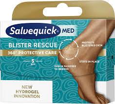 Salvequick Blister Rescue 360 Protective Care plastry na pęcherze na piętach 5szt (1)