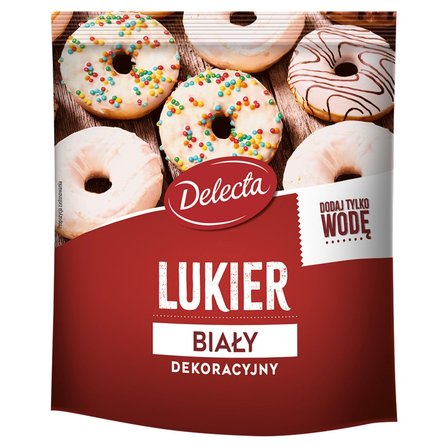 Delecta Lukier dekoracyjny biały 80 g (1)