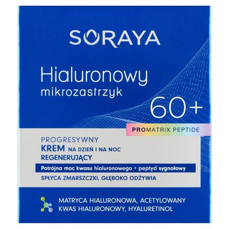 Soraya Hialuronowy Mikrozastrzyk Pro Matrix, krem regenerujący 60+, 50ml (1)