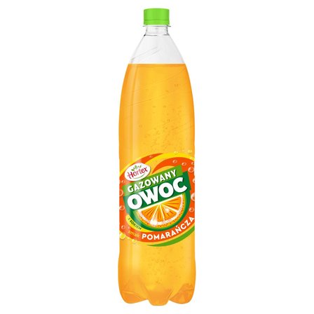 Hortex Ovoc Napój gazowany smak pomarańcza 1,5 l (1)