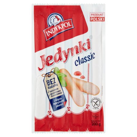 Indykpol Parówki Jedynki classic 200 g (1)