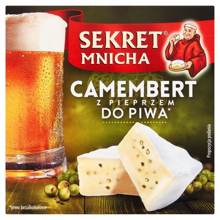 Sekret Mnicha Camembert z pieprzem do piwa 120 g (1)