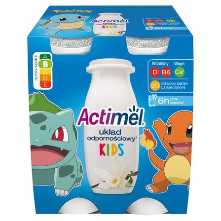 Actimel Kids Napój jogurtowy o smaku waniliowym 400 g (4 x 100 g) (1)