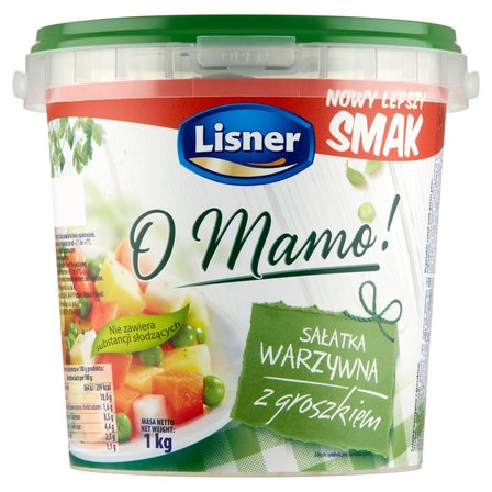 Lisner O Mamo! Sałatka warzywna z groszkiem 1 kg (1)