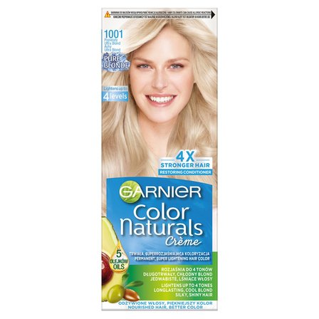 Garnier Color Naturals Crème Farba do włosów popielaty ultra blond 1001 (1)